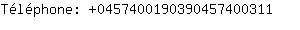 Tlphone: 045740019039045740....