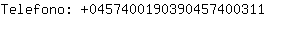 Telefono: 045740019039045740....