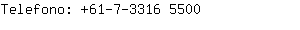 Telefono: 61-7-3316 ....