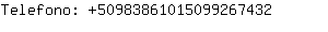 Telefono: 5098386101509926....