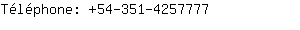 Tlphone: 54-351-425....