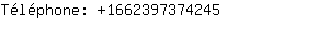 Téléphone: 166239737....