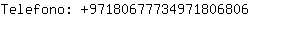 Telefono: 9718067773497180....