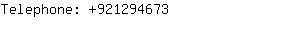 Telephone: 92129....