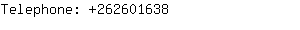 Telephone: 26260....