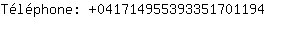 Tlphone: 04171495539335170....
