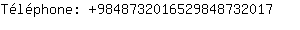 Tlphone: 984873201652984873....