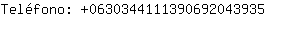Telfono: 063034411139069204....