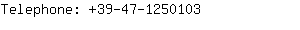 Telephone: 39-47-125....