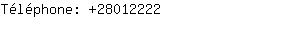 Téléphone: 2801....
