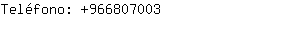 Teléfono: 96680....