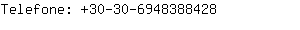Telefone: 30-30-694838....