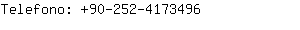 Telefono: 90-252-417....
