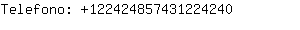 Telefono: 12242485743122....