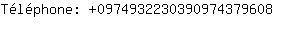 Tlphone: 097493223039097437....