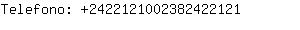 Telefono: 242212100238242....