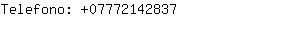 Telefono: 0777214....