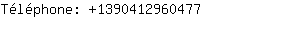 Téléphone: 139041296....