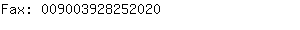 Fax: 00900392825....