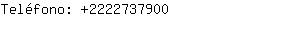 Teléfono: 222273....