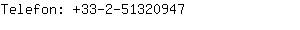 Telefon: 33-2-5132....