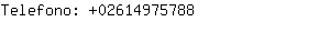 Telefono: 0261497....