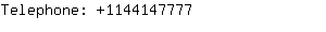 Telephone: 114414....