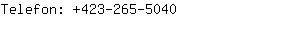 Telefon: 423-265-....