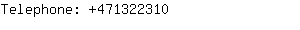 Telephone: 47132....