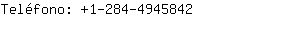 Teléfono: 1-284-494....
