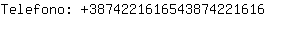 Telefono: 387422161654387422....