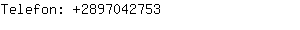 Telefon: 289704....