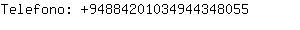 Telefono: 9488420103494434....