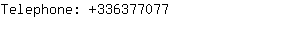 Telephone: 33637....