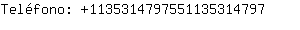 Telfono: 113531479755113531....