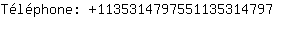 Tlphone: 113531479755113531....