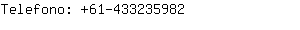 Telefono: 61-43323....