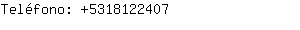 Teléfono: 531812....