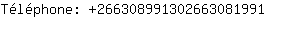 Tlphone: 26630899130266308....