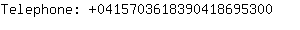 Telephone: 041570361839041869....