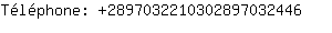 Tlphone: 289703221030289703....