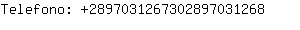 Telefono: 289703126730289703....