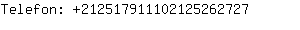 Telefon: 21251791110212526....