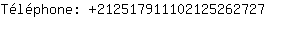 Tlphone: 21251791110212526....