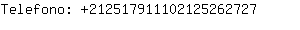 Telefono: 21251791110212526....