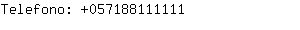 Telefono: 05718811....