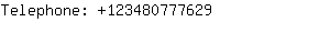 Telephone: 12348077....