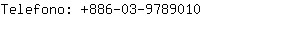 Telefono: 886-03-978....