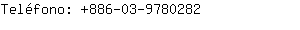 Teléfono: 886-03-978....