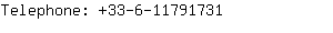 Telephone: 33-6-1179....